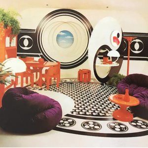 Bloomingdale's Book of Home Decorating Barbara D'Arcy 70s Mod design book